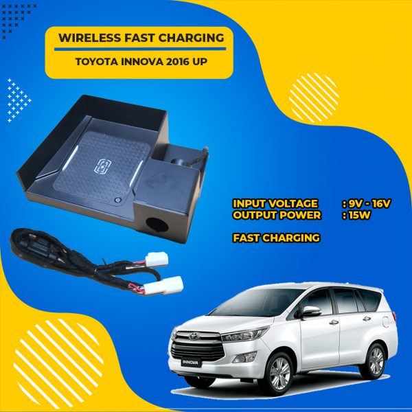 Wireless Fast Charging Toyota Innova 2016