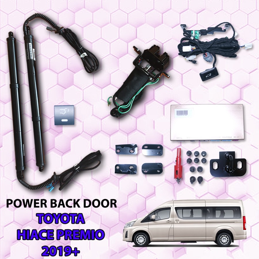 Power Back Door Pintu Bagasi Elektrik Toyota Hiace Premio 2019 UP