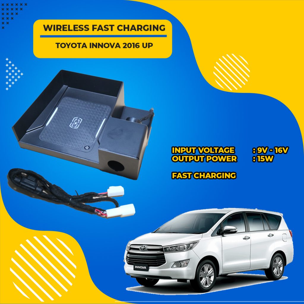 Wireless Fast Charging Toyota Innova 2016