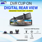 CAR DVR 3 CAMERA CLIP ON