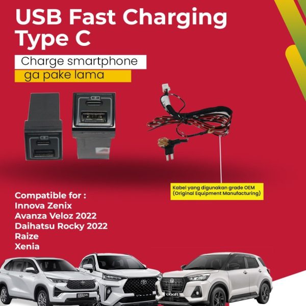 USB Fast Charging All New Innova Zenix