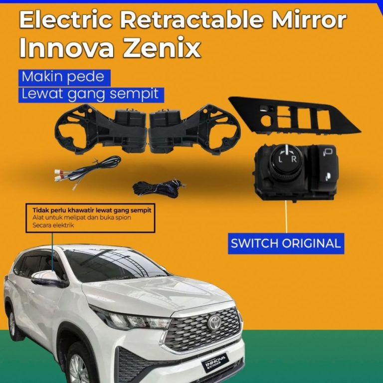 Retract Mirror Kit Folding Spion Lipat Innova Zenix