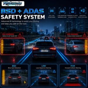 Dashcam rekooda BSD dan ADAS