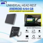 ASM TV MONITOR CLIP ON 12 INCH HEADREST ANDROID MONITOR CLIP ON